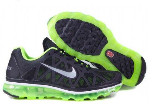 air max preto com verde