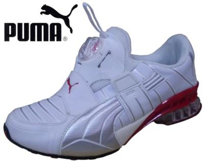 puma disc vermelho e branco