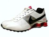 Nike shox Classic Cromado Branco, Preto e Pink