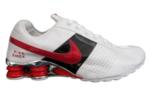 Nike shox Classic Cromado Branco, Preto e Vermelho