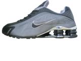 Nike shox R4 Cromado Preto, Chumbo e Preto